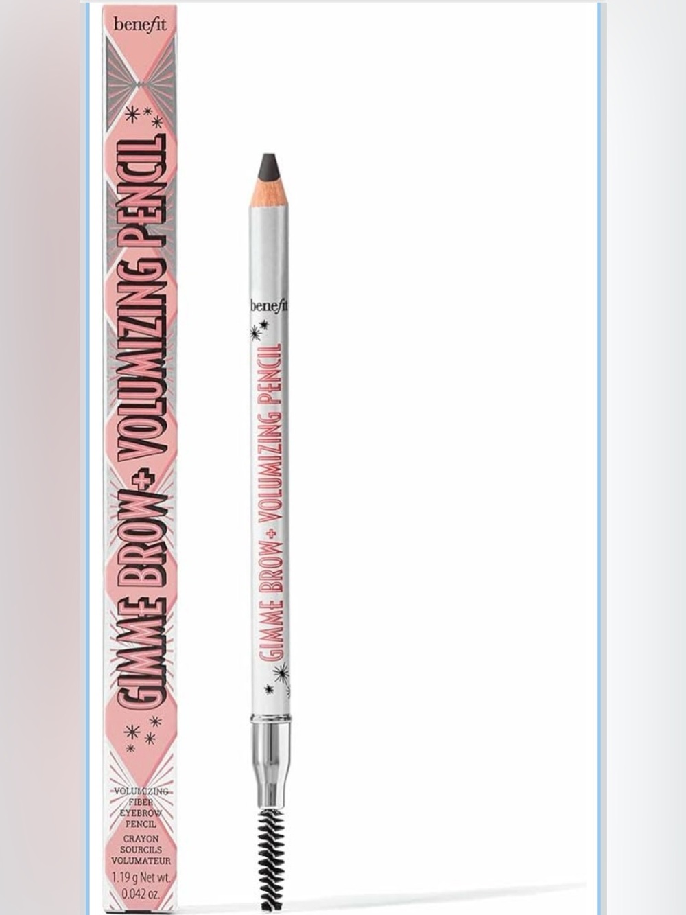 THREE Benefit Cosmetics Gimme Brow + Volumizing Pencils -Shade 6 Cool Soft Black